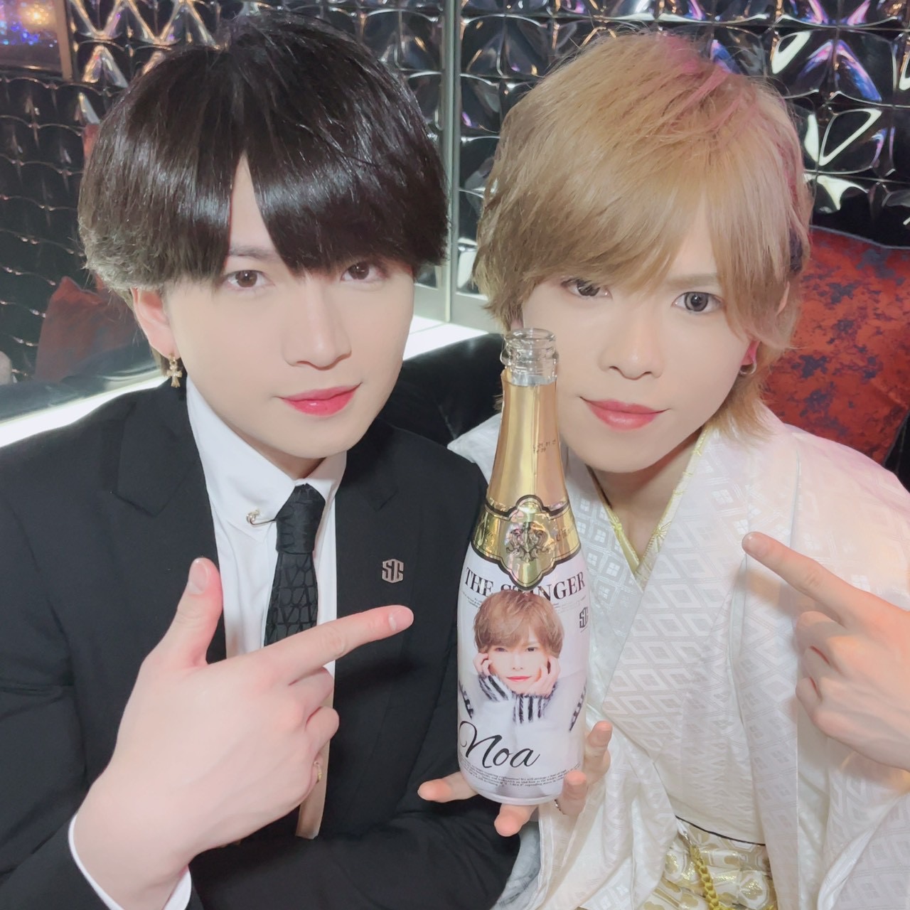 愛姿代表からも
今後の期待を込め
シャンパンでお祝い☆