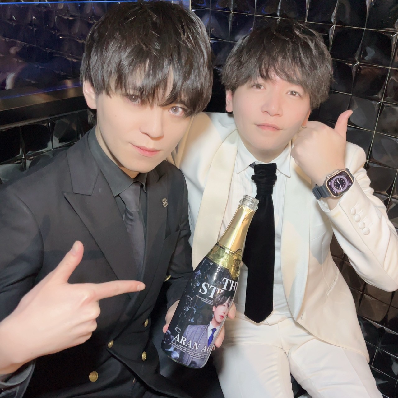 雅から日頃の感謝を込め
シャンパンでお祝い☆