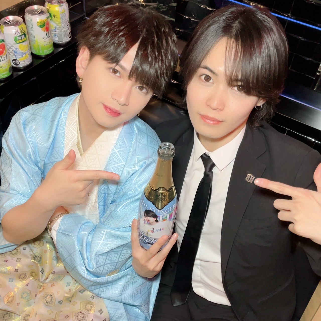 大夜主任からも
日頃の感謝を込め
シャンパンでお祝い☆