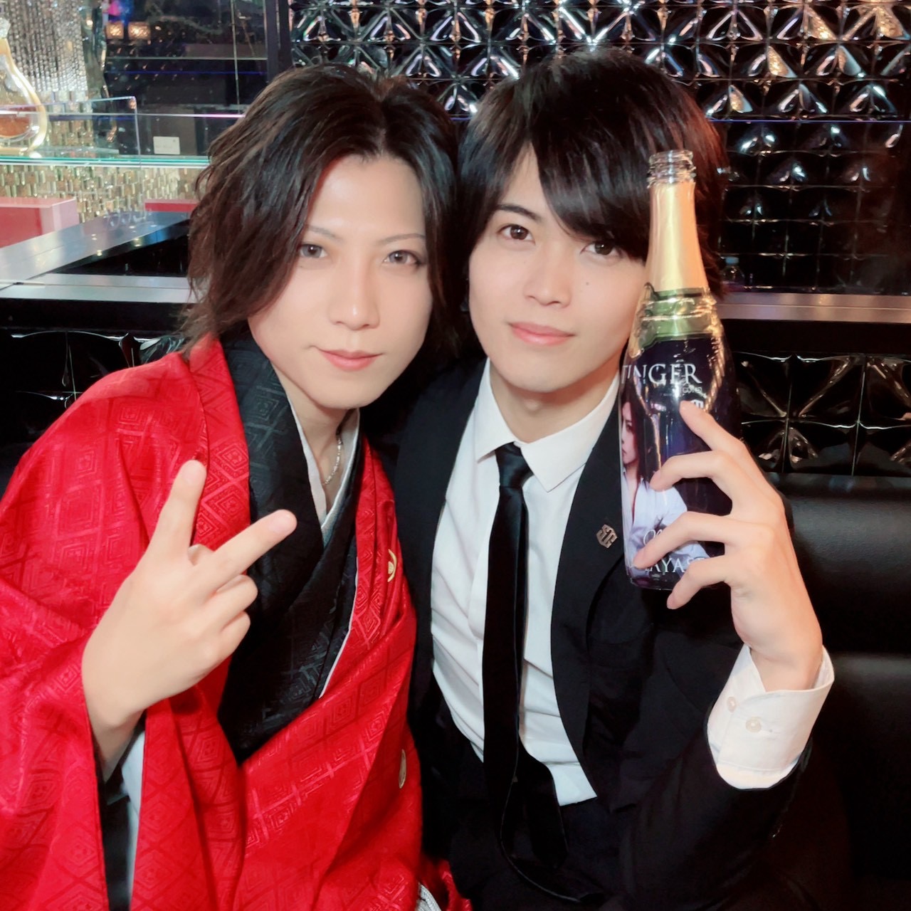 大夜主任から日頃の感謝を込め
お祝いのシャンパン☆