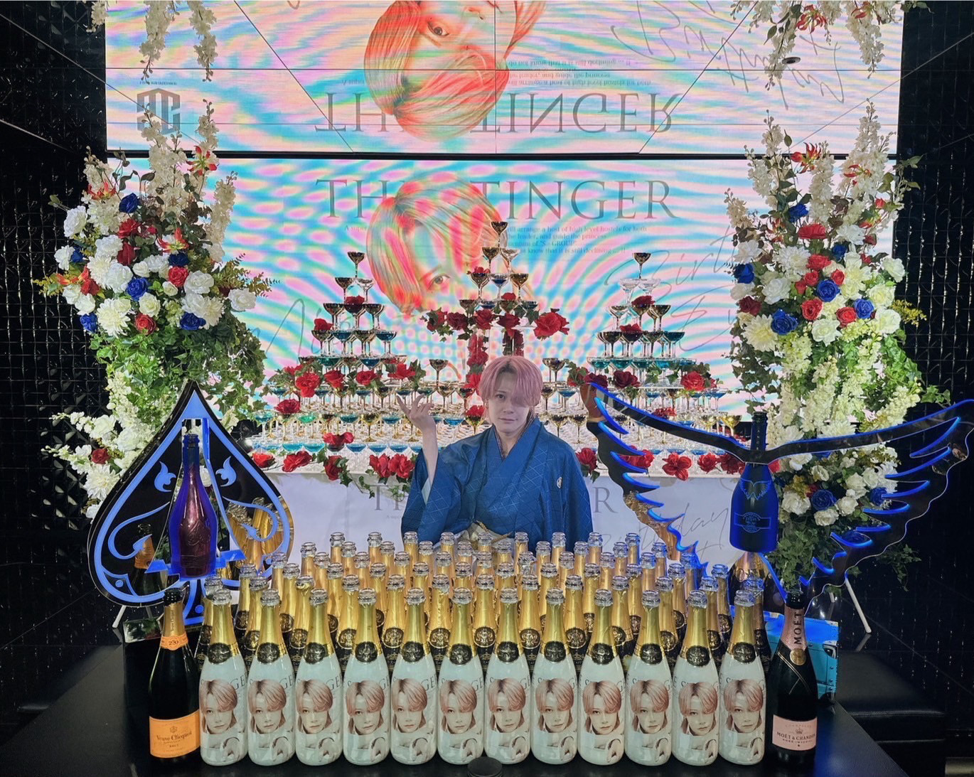 高級シャンパンタワーに、たくさんのお祝いのシャンパンを頂きました✨
皆から愛される素晴らしい一日となりました☆